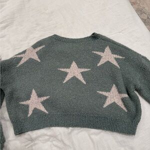 Altar'd State Starry Green Sweater